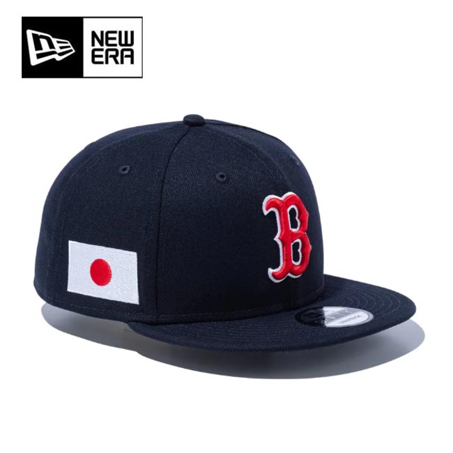 Rakuten - NEW ERA(ニューエラ)　キャップ 14517904 9FIFTY MLB Japan Flag ボストン・レッドソックス ネイビー キャップ 帽子 ユニセックス メンズ レディース サイズ調整可 【B-ONE-Y】