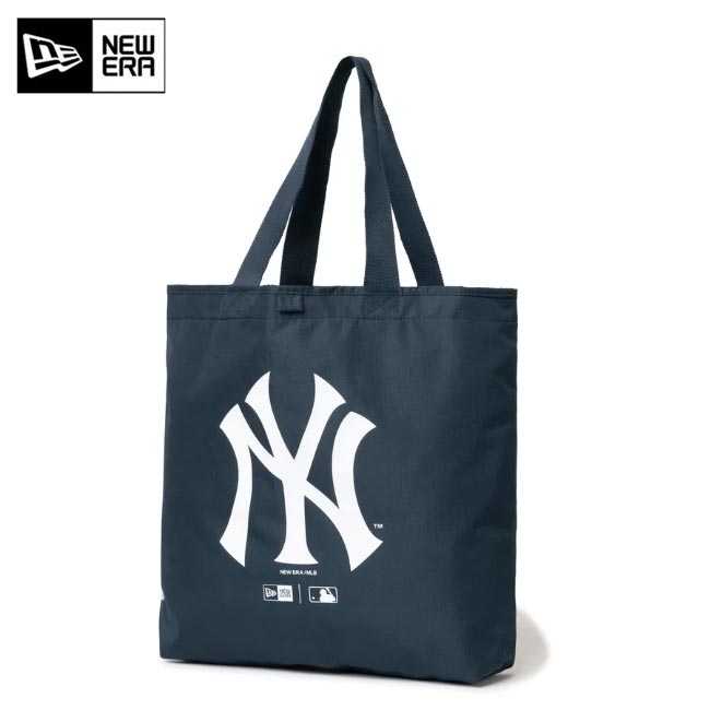 Rakuten - NEW ERA (ニューエラ) ライトトートバッグ 14L ライトウェイト ニューヨーク・ヤンキース リップストップ ネイビー × ホワイト 14521327 手提げバッグ シンプル 【B-ONE】