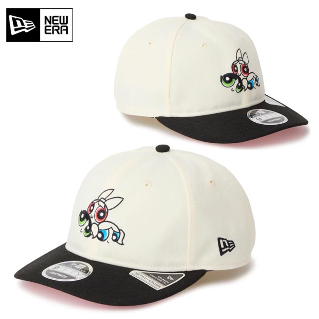 Rakuten - NEW ERA (ニューエラ) キャップ 14743495 PC 9FIFTY Curved Visor The Powerpuff Girls パワーパフ ガールズ ツートン クロームホワイト/ブラック| サイズ調整可 ONESIZE メンズ レディス 男女兼用 【B-ONE-Y】