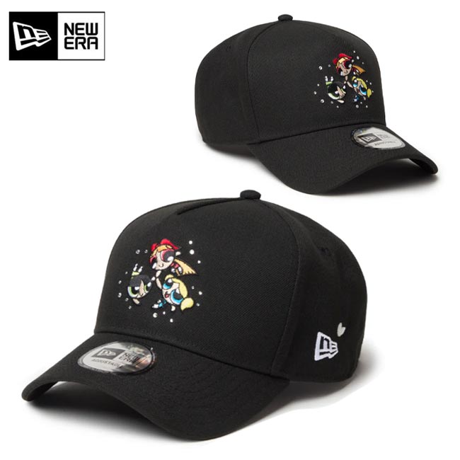 乐天商城 - NEW ERA (ニューエラ) キャップ 14743498 9FORTY A-Frame The Powerpuff Girls パワーパフ ガールズ Rhinestone ラインストーン ブラック| サイズ調整可 ONESIZE メンズ レディス 男女兼用 【B-ONE-Y】