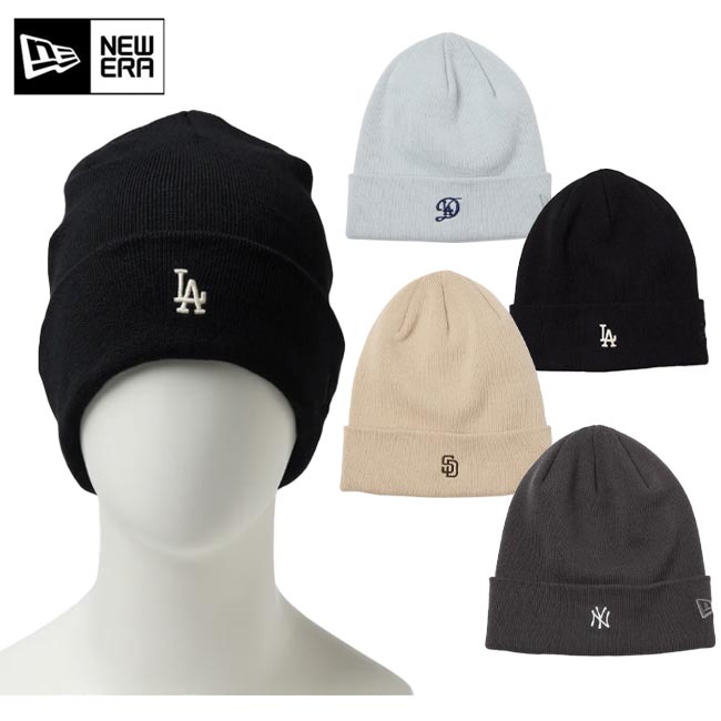 Cap, Hat - 【ポスト投函配送】 NEW ERA (ニューエラ)春夏モデル ベーシック カフニット14744792,14744793,14744794,14744795 メジャーリーグ サンディエゴ・パドレス ニューヨーク・ヤンキース ロサンゼルス・ドジャース 帽子 ユニセックス ニット帽 吸水速乾 COOLMAX 【B-ONE】