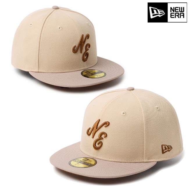 Rakuten - NEW ERA (ニューエラ) キャップ14745184 59FIFTY Mocha Mousse クラシックロゴ オーツミルク/アッシュブラウン 帽子 ユニセックス サイズ7 1/2(調整不可）【B-ONE-Y】