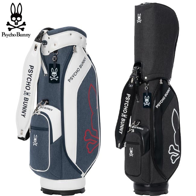 Rakuten - 【2026年春夏モデル】 Psycho Bunny サイコバニー カートキャディバッグ LPV PBMG6AC6 CADDIE BAG【B-ONE-Y】