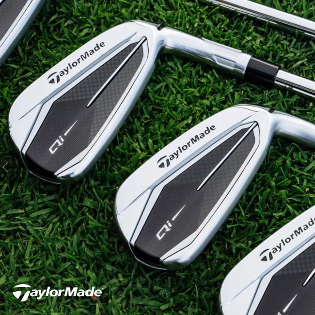 Rakuten - TaylorMade テーラーメイド Qiアイアン (2024年モデル) #6-PW 計5本セット NS PRO 910GH軽量スチール Sシャフト メンズ 【B-ONE】