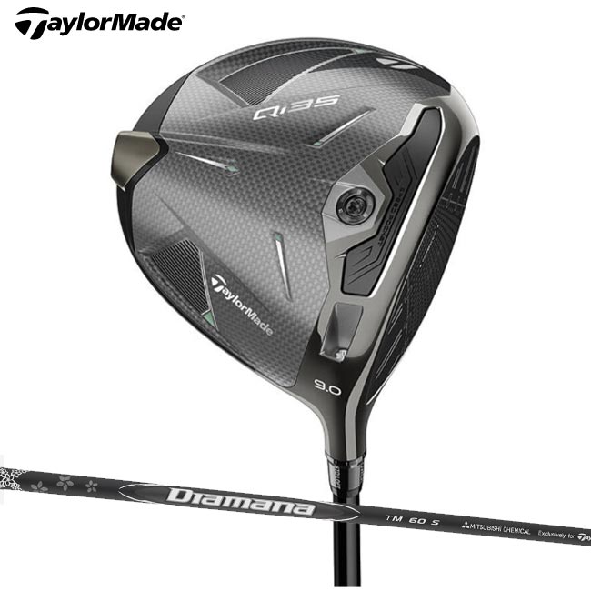 樂天商城 - TaylorMade テーラーメイド Qi35ドライバー (2025年モデル) Diamana BLACK TM60シャフト メンズ キューアイサーティーファイブ ヘッドカバー付属(トルクレンチは付属しておりません) 【B-ONE】