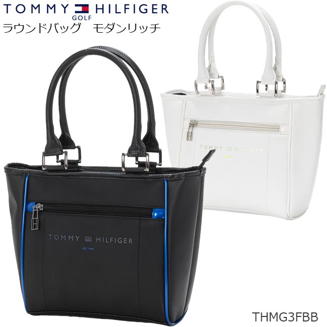 トミー ヒルフィガー 【2023年秋冬モデル】 TOMMY HILFIGER GOLF トミーヒルフィガーゴルフ THMG3FBB ラウンドバッグ モダンリッチ ポーチ ミニトート【B-ONE】