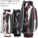 【2023年秋冬モデル】 TOMMY HILFIGER GOLF トミーヒルフィガーゴルフ THMG3FC4 カートキャディバッグ FACE CADDIE BAG 【B-ONE】