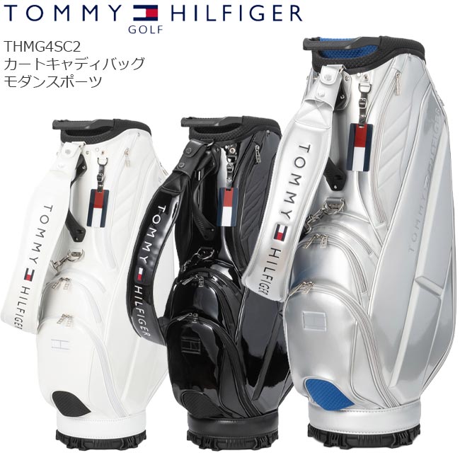 【2024年春夏モデル】 TOMMY HILFIGER GOLF トミーヒルフィガーゴルフ THMG4SC2 カートキャディバッグ モダンスポーツ　 CADDIE BAG 【B-ONE】