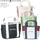 【2024年春夏モデル】 TOMMY HILFIGER GOLF トミーヒルフィガーゴルフ THMG4ST6 ラウンドバッグ アーチロゴ ポーチ ミニトート【B-ONE】