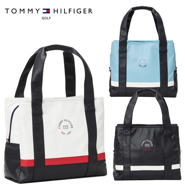【2025年秋冬モデル】 TOMMY HILFIGER GOLF トミーヒルフィガーゴルフ THMG5FT4 トートバッグ フラッグロゴ 【B-ONE-Y】