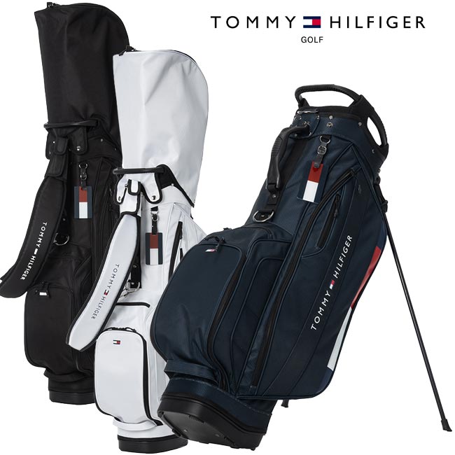 乐天商城 - 【2026年春夏モデル】 TOMMY HILFIGER GOLF トミーヒルフィガーゴルフ THMG6SC8 スタンドキャディバッグ シグネチャー CADDIE BAG 【B-ONE-Y】