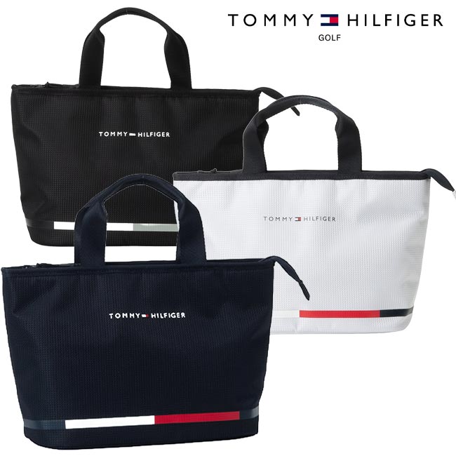 乐天商城 - 【2026年春夏モデル】 TOMMY HILFIGER GOLF トミーヒルフィガーゴルフ THMG6STD ラウンドバッグ シグネチャー ポーチ ミニトート【B-ONE-Y】