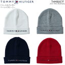 トミー ヒルフィガー ニット帽 メンズ 【追跡可能メール便対応可能!!】TOMMY HILFIGER GOLF (トミー ヒルフィガー ゴルフ) THMB007F BASIC BEANIE ベーシックビーニー ニットキャップ　ニット帽 【秋冬モデル】 【B-ONE】