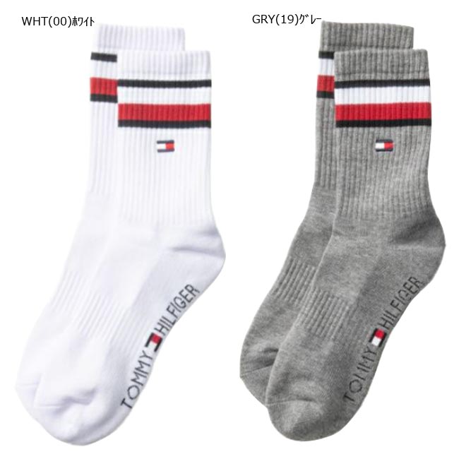 【ポスト投函配送!!】 TOMMY HILFIGER GOLF (トミー ヒルフィガー ゴルフ) THMB4SDM メンズミドルソックス シグネチャーMENS SOCKS 【B-ONE】