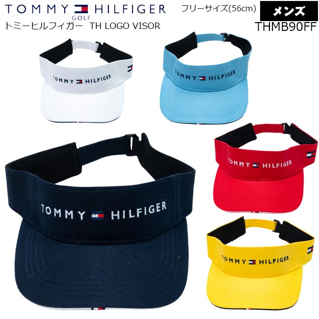 ֥ǥTOMMY HILFIGER GOLF (ȥߡ ҥե ) THХ THMB90FF TH LOGO VISORB-ONE