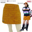 【バーゲン!30%OFF!!】【2022年秋冬モデル】 TOMMY HILFIGER GOLF トミーヒルフィガー ロゴプリント キュロット　THLA278【B-ONE】