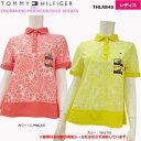 【春夏モデル】 TOMMY HILFIGER GOLF トミーヒルフィガーゴルフ ENGRAVING HIBISCUS POLO SHIRTS(レディス ハイビスカスポロシャツ)THLA846 【大特価!お買い得!!】 【B-ONE】