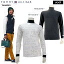 【バーゲン!30%OFF!!】【秋冬モデル】 TOMMY HILFIGER GOLF トミーヒルフィガーゴルフ　ストレッチウォーム ハイネックロゴ長袖シャツ（メンズ) THMA283　メンズ【B-ONE】