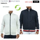 【バーゲン!30%OFF!!】【2023年秋冬モデル】 TOMMY HILFIGER GOLF トミーヒルフィガーゴルフ リバーシブル フルジップジャケット メンズ 長袖 紳士 ジャンパー ブルゾン THMA373 【B-ONE】