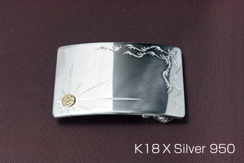 ֥СХå ñ ɥȥ졼ɥޡ 40mmҡڳץ٥/18/K18/С950/Silver950/Silver Buckle/ʪۡפ򸫤