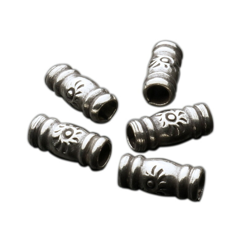 シルバービーズ 太陽タイプ 5個売り【Silver925/Silver 925/シルバー925/シルバー 925/メタルビーズ/手芸用品/材料/ハンドメイド/ブ...