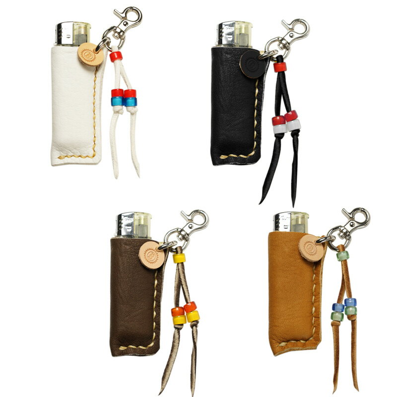 しか革 ライターケース(100円ライター付き)【100円ライター付き/革/レザー/鹿革/ディアスキン/メンズ/レディース/高級感/柔らかい/丈夫/手縫い/ハンド...