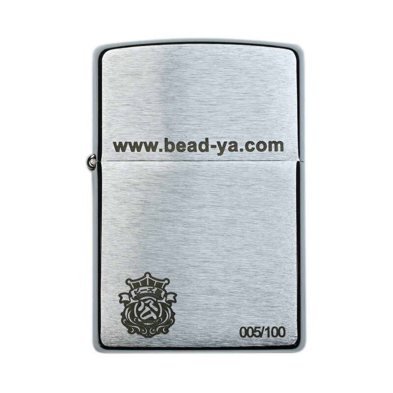 ビーズ屋 オリジナルジッポ ZIPPO シンプル彫りタイプ ニッケル 1