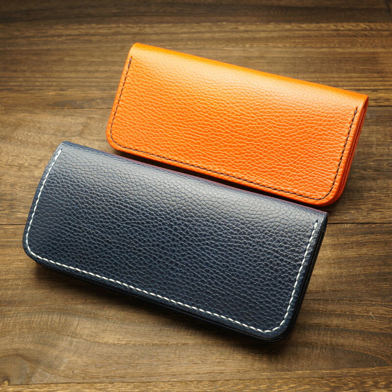 IDシリーズ ロングウォレット Aタイプ【ロングウォレット/バイカーズウォレット/ライダースウォレット/レザーウォレット/革財布/長財布/本革/本牛革/サドルレザー/イタリアンレザー/メンズ/レディース/ハンドメイド/手縫い/日本製/国産】