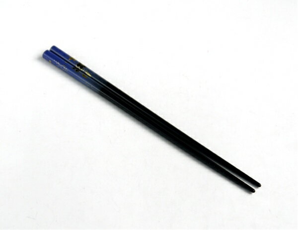 箸 塗箸 22．5cm 和柄 華友禅 紺 (100円ショップ 100円均一 100均一 100均)