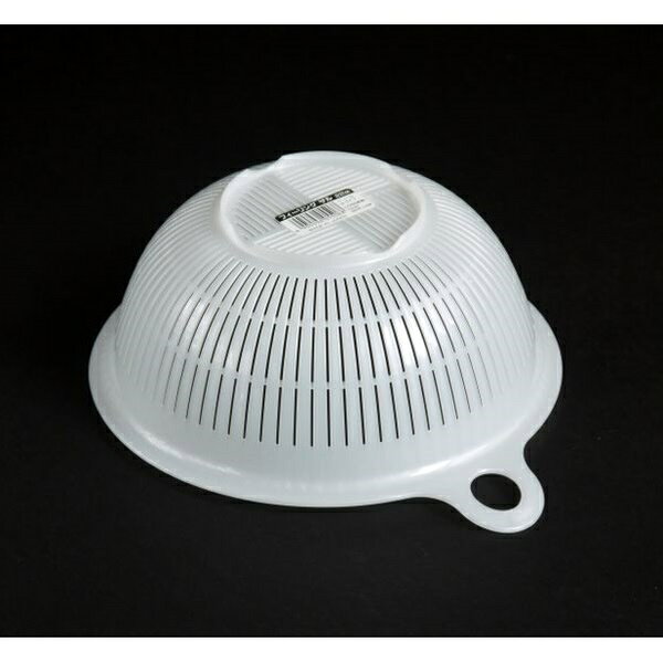 ざる 直径22cm パールホワイト (100円ショップ 100円均一 100均一 100均)