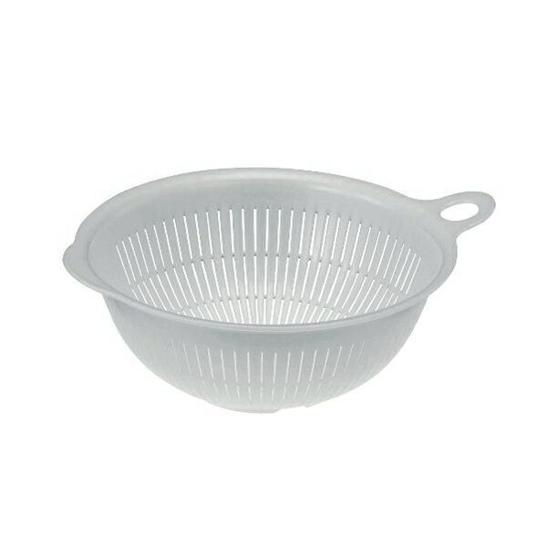 ざる 直径22cm パールホワイト (100円ショップ 100円均一 100均一 100均)