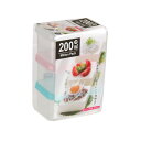 保存容器 ミリオンパック ミニミニサイズ(容量200ml) 3個入 (100円ショップ 100円均一 100均一 100均)