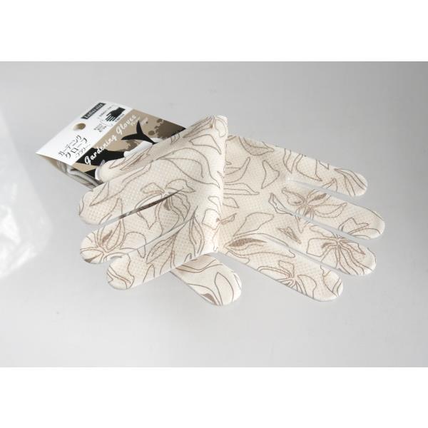 ガーデニンググローブ フラワー 21.5cm (100円ショップ 100円均一 100均一 100均)