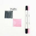ツインマーカー ポップカラー ウォームグレー/コーラルピンク 2本入 (100円ショップ 100円均一 100均一 100均)