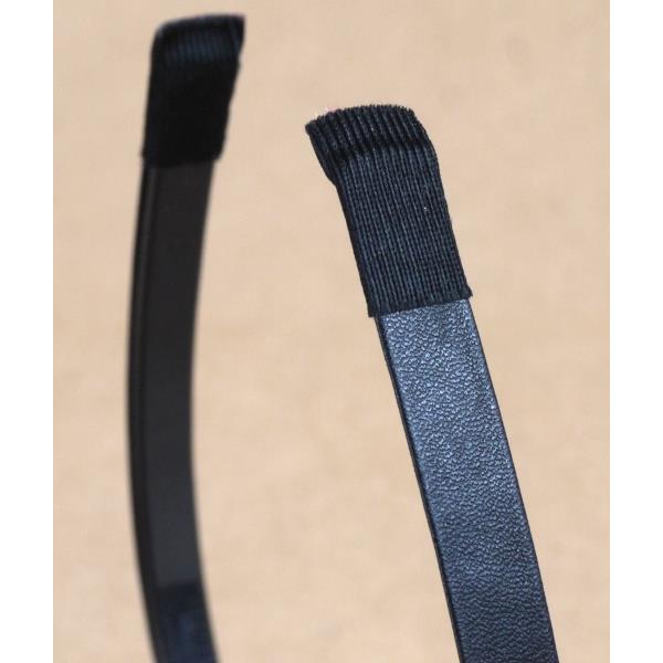 カチューシャ フェイクレザー ［色指定不可］ (100円ショップ 100円均一 100均一 100均)