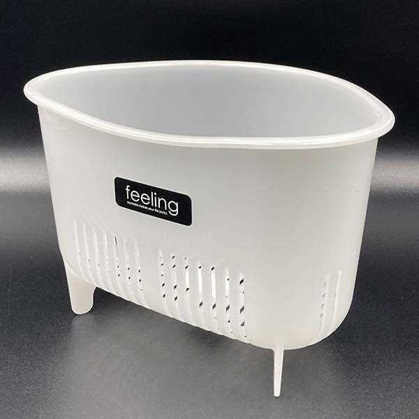 三角コーナー フィーリング パールホワイト 20.3×14.3×高さ14.1cm (100円ショップ 100円均一 100均一 100均)