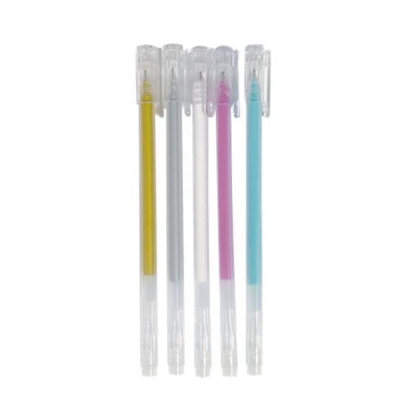 蛍光ゲルインクボールペン アーバン 5色入 (100円ショップ 100円均一 100均一 100均)