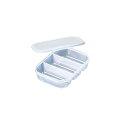 保存容器 小分け保存パックC 深型3分割(230ml×3) (100円ショップ 100円均一 100均一 100均)