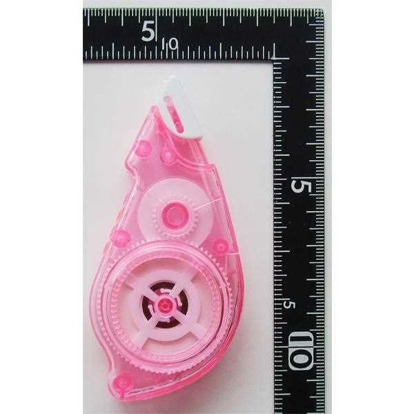 修正テープ 紛失防止先端カバー 幅5mm×12m ［色指定不可］ (100円ショップ 100円均一 100均一 100均)