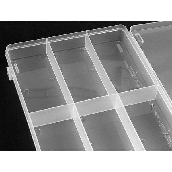 仕切りケース SIKIRI6 23.3×17×高さ3.4cm (100円ショップ 100円均一 100均一 100均)