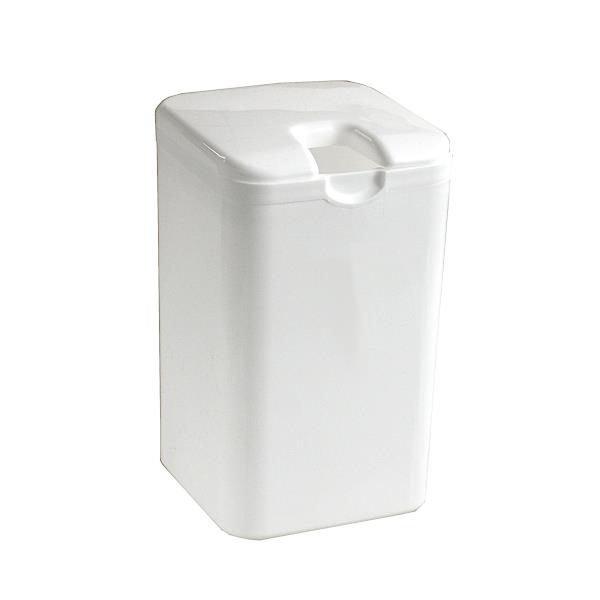 トイレ用ブラシケース ホワイト 10.9×10.9×高さ18cm