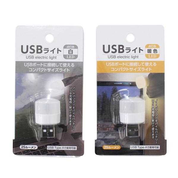 USBライト 25ルーメン ［種類指定不可］ (100円ショップ 100円均一 100均一 100均)