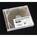 CD/DVD/BD用ケース 10mmジュエルケース 2枚入 (100円ショップ 100円均一 100均一 100均)