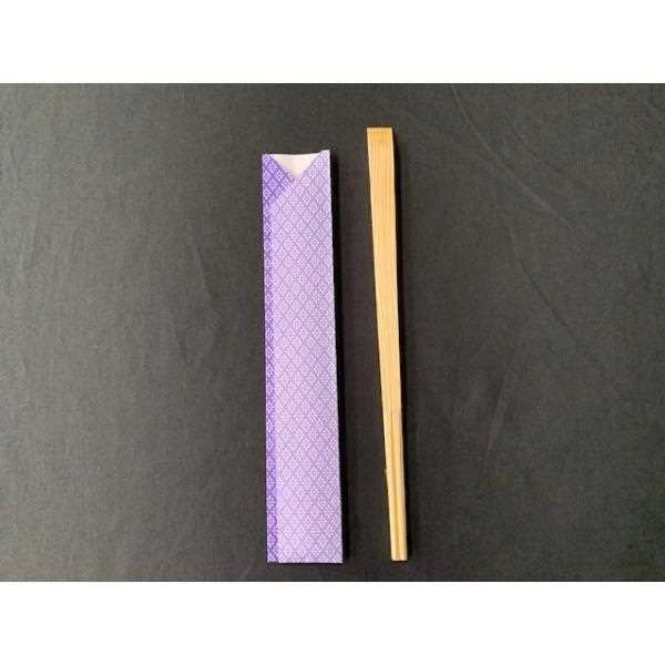 杉天削箸 箸袋入 5膳入 (100円ショップ 100円均一 100均一 100均)