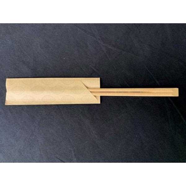 煤竹天削箸 はっぱ柄箸袋入 24cm 10膳入 (100円ショップ 100円均一 100均一 100均)