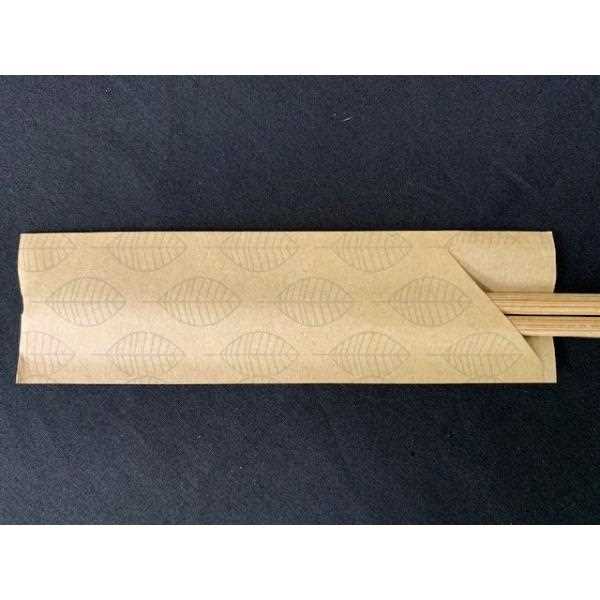 煤竹天削箸 はっぱ柄箸袋入 24cm 10膳入 (100円ショップ 100円均一 100均一 100均)