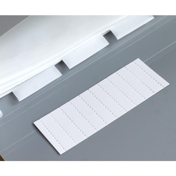 ドキュメントファイル スリム 6ポケット インデックスカード付 13.5×26.3×マチ2.5cm ［色指定不可］ (100円ショップ 100円均一 100均一 100均)