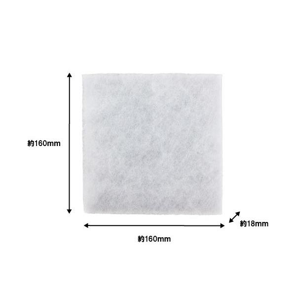 フタ付き通気口用フィルター 16×16cm (100円ショップ 100円均一 100均一 100均)