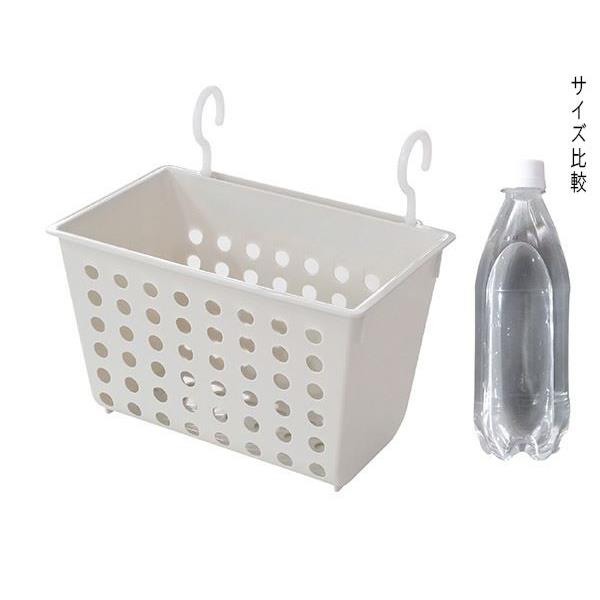 ビッグピンチかご グレー 23.5×16.8×高さ15cm (100円ショップ 100円均一 100均一 100均)