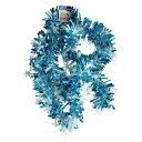 FUN PARTYモール 雪の結晶型 ブルー 180cm (100円ショップ 100円均一 100均一 100均)
